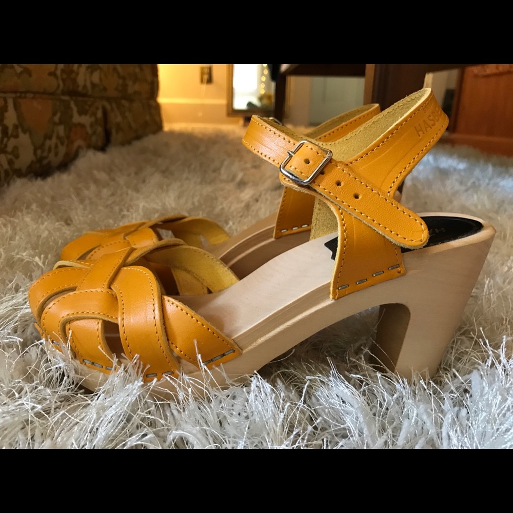 NBW Swedish Hasbeens clog/sandal